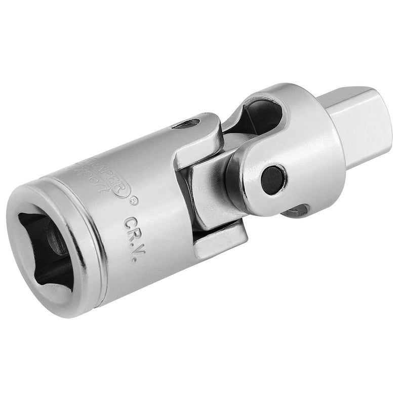 Draper Expert Universal Joint, Satin Chrome, 1/4" to 3/8"