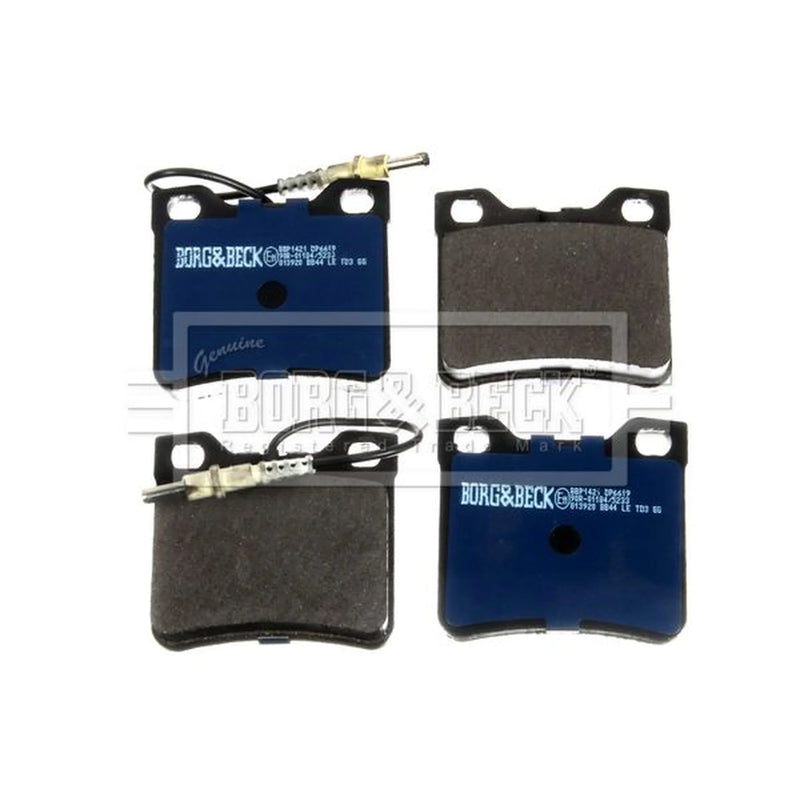 Borg & Beck 4 x Rear Brake Pad Set BBP1421