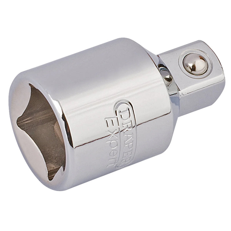 Draper Expert Socket Converter, 3/8"(M) to 1/4"(F) & 1/2"(F)