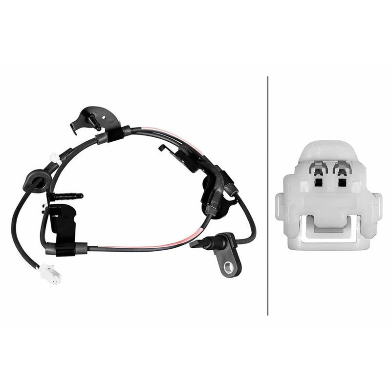 Hella ABS Wheel Speed Sensor Rear 6PU 358 217-531