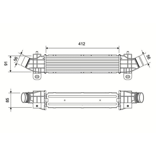 Valeo Intercooler (Charge Air Cooler) 881573