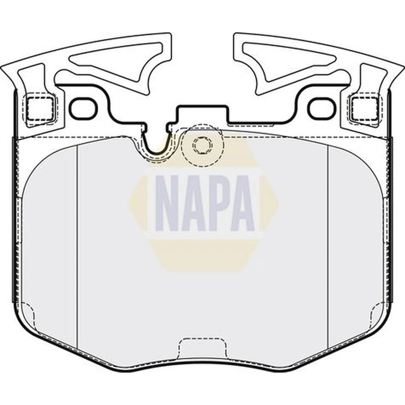 NAPA Front Brake Pad Set NBP1668