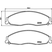 Mintex Front Brake Pad Set MDB3729