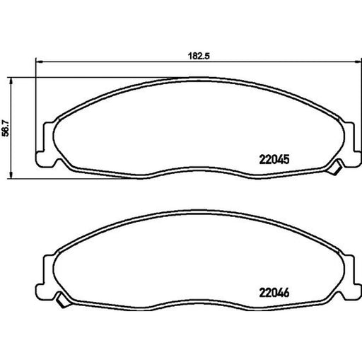 Mintex Front Brake Pad Set MDB3729