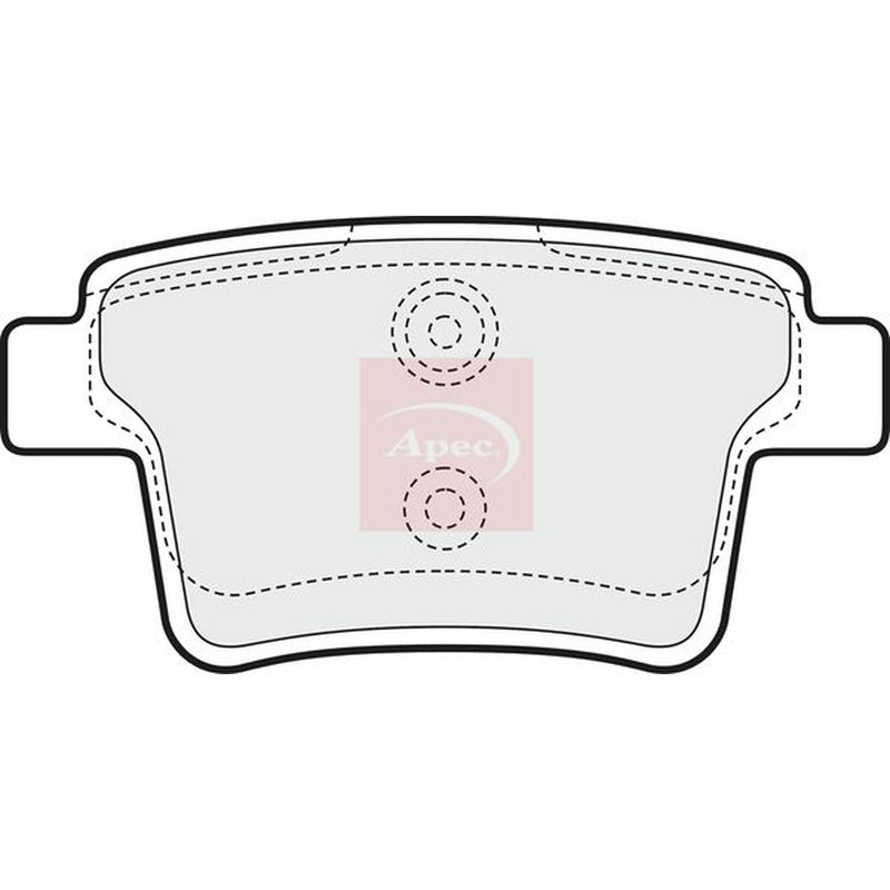 Apec Rear Brake Pad Set PAD1467