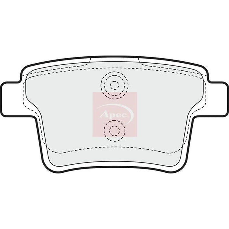 Apec Rear Brake Pad Set PAD1467