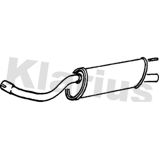 Klarius Box With Tail Pipe (Lh) Left Rear JR288Q