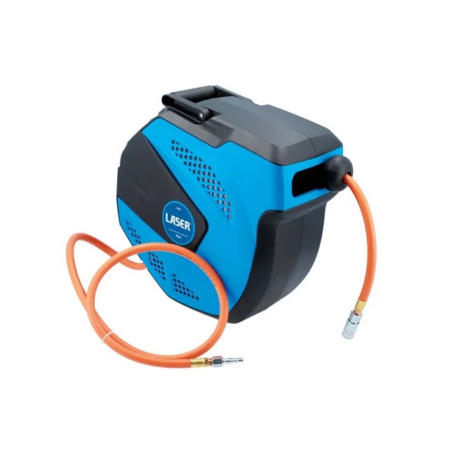 Laser Tools Auto-Rewind Air Hose Reel 15m - PL