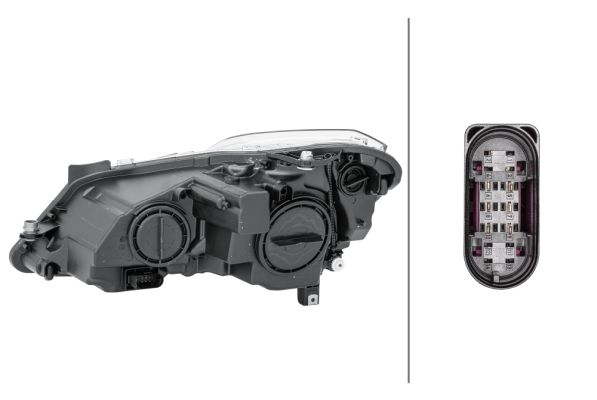 Hella Headlight Headlamp W5W Right
