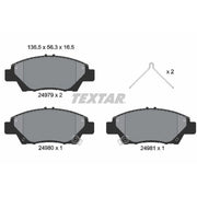 Textar Front Brake Pad Set 2497901