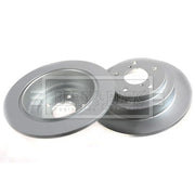 Borg & Beck 2 x Solid Rear Brake Discs BBD5047