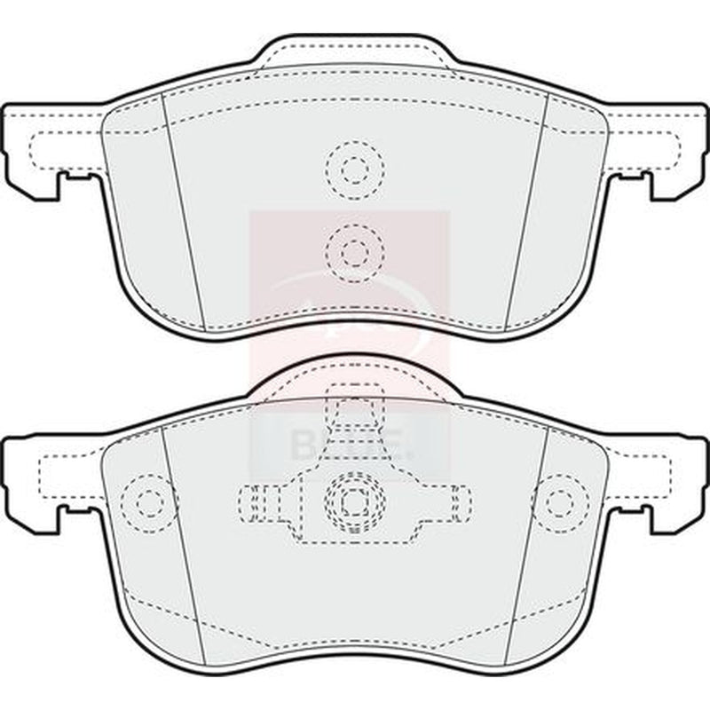 Apec Front Brake Pad Set PD3044