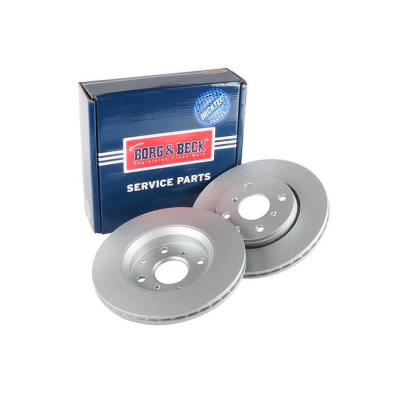 Borg & Beck 2 x Vented Front Brake Discs BBD4534