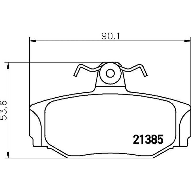 Mintex Rear Brake Pad Set MDB1467