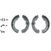 Textar Brake Shoe Set Axle Kit 91040300