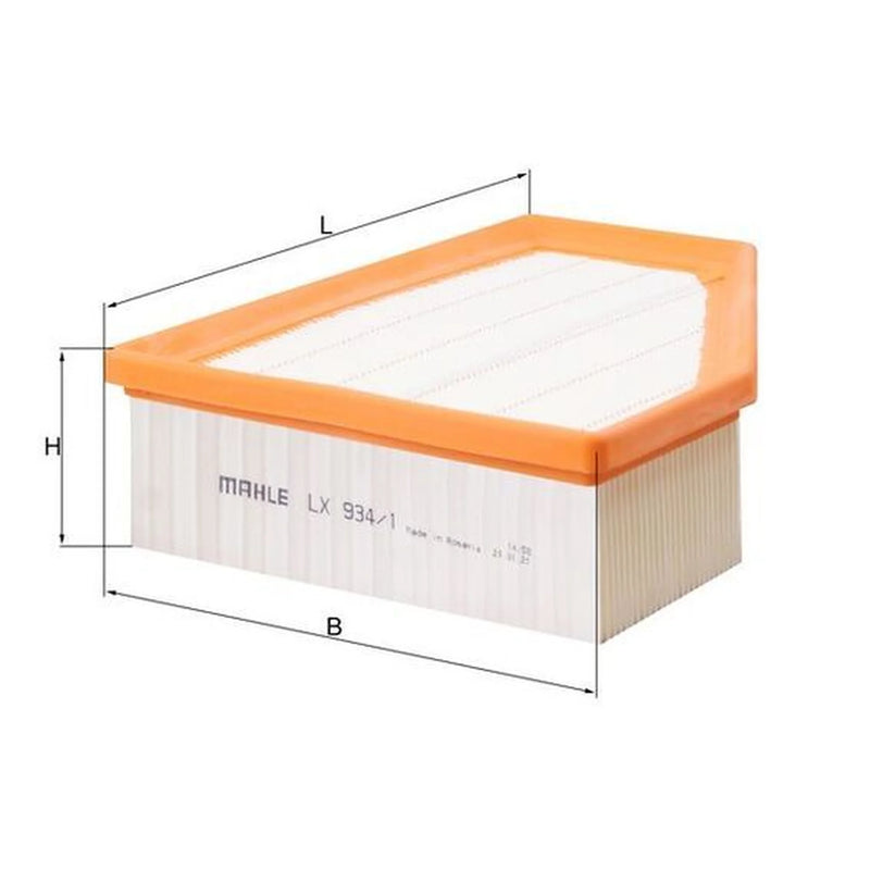 Mahle Engine Air Filter Right LX 934/1