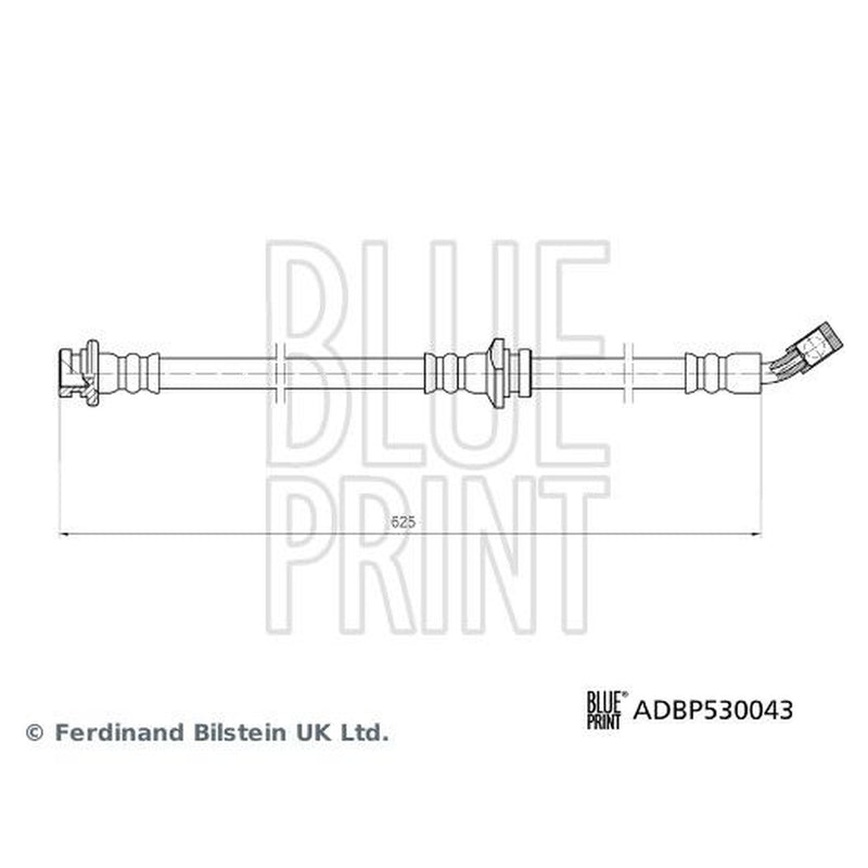 Blue Print Brake Hydraulic Hose Line Front Right ADBP530043