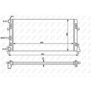 NRF Engine Radiator Centre 53024A