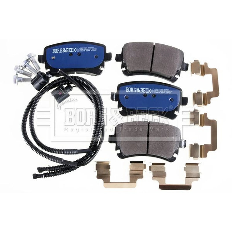 Borg & Beck 4 x Rear Brake Pad Set BBP1939