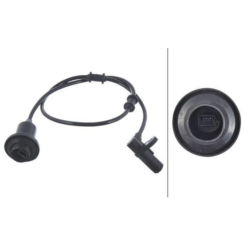 Hella ABS Wheel Speed Sensor Rear 6PU 010 039-831