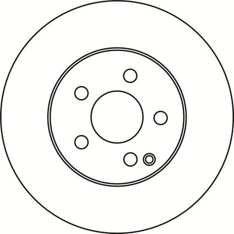 Abtex 2 x Vented Front Brake Discs BD1596V