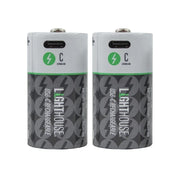 Lighthouse C USB-C Rechargeable Battery Li-ion Pack of 2 - L/HBATUSBC