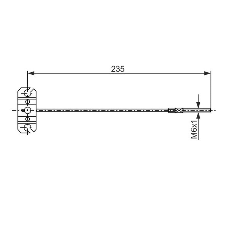 Bosch Handbrake Cable Front 1 987 482 895