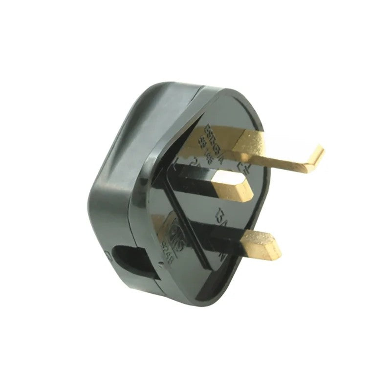 SMJ Black Fused Plug 13A (Trade Pack 20) - TB13FP