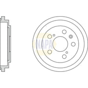 NAPA Brake Drum Assembly Rear NDR1051