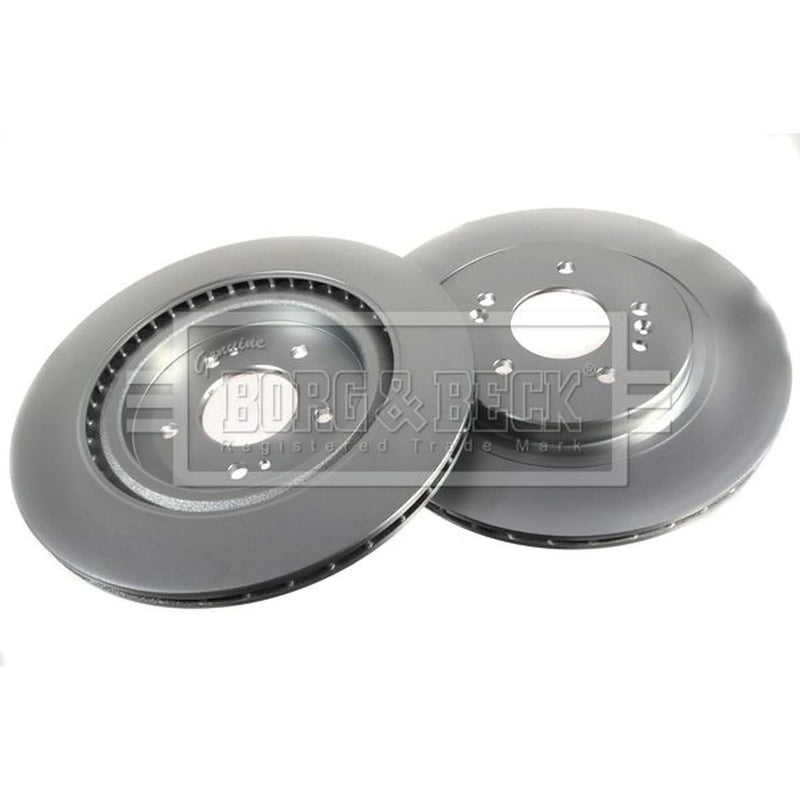 Borg & Beck 2 x Rear Brake Discs BBD5614