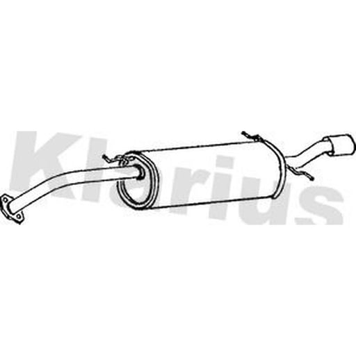 Klarius Box With Tail Pipe Rear FE470T