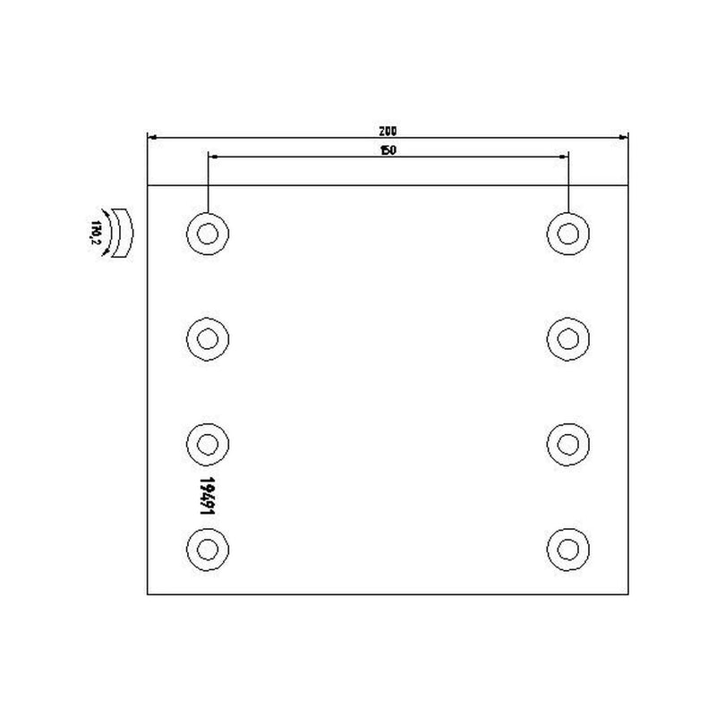 DON Don Cv Brake Lining Set SJ34351S7340