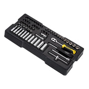 STANLEY® Hand Tools Transmodule System 1/4in Drive Metric Socket Set 60 Piece