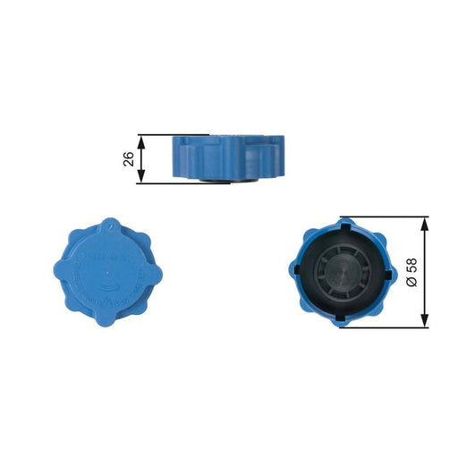 Gates Coolant Expansion Tank Cap RC214
