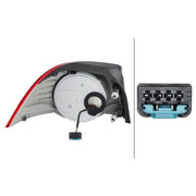Hella Tail Light / Lamp LED Right 2VA 009 246-101