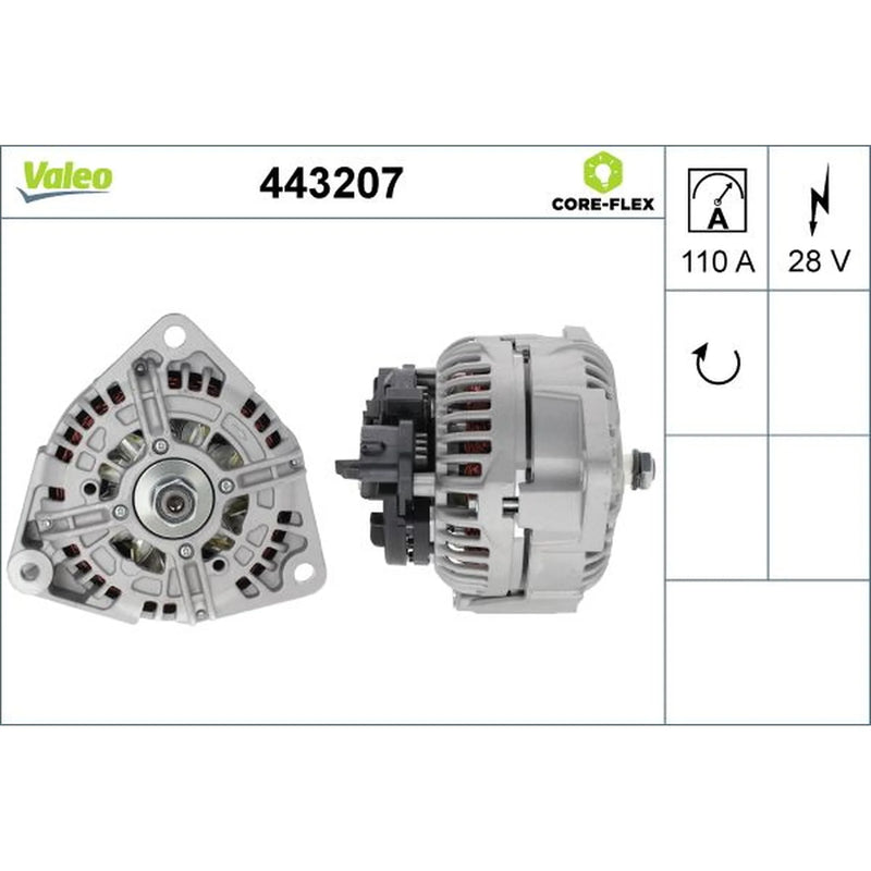 Valeo Car Alternator 12V 443207