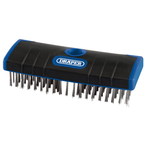 Draper Stainless Steel Bristle Scrub Brush 180mm