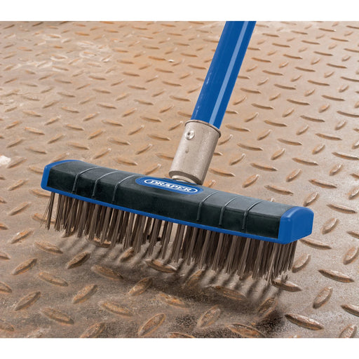 Draper Stainless Steel Bristle Scrub Brush 180mm