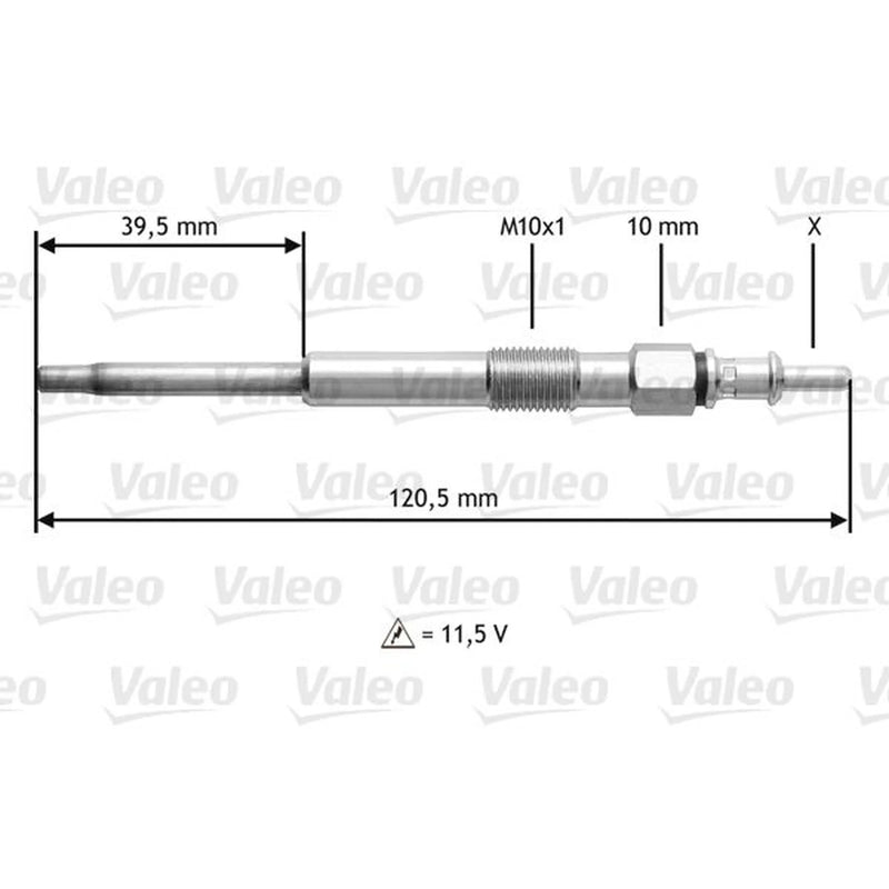 Valeo Diesel Engine Glow Plug 345194