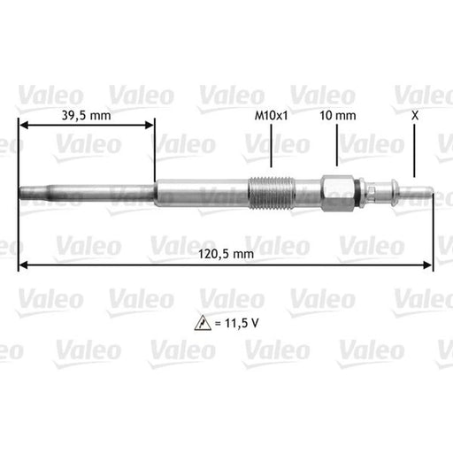 Valeo Diesel Engine Glow Plug 345194