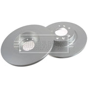 Borg & Beck 2 x Solid Rear Brake Discs BBD4667