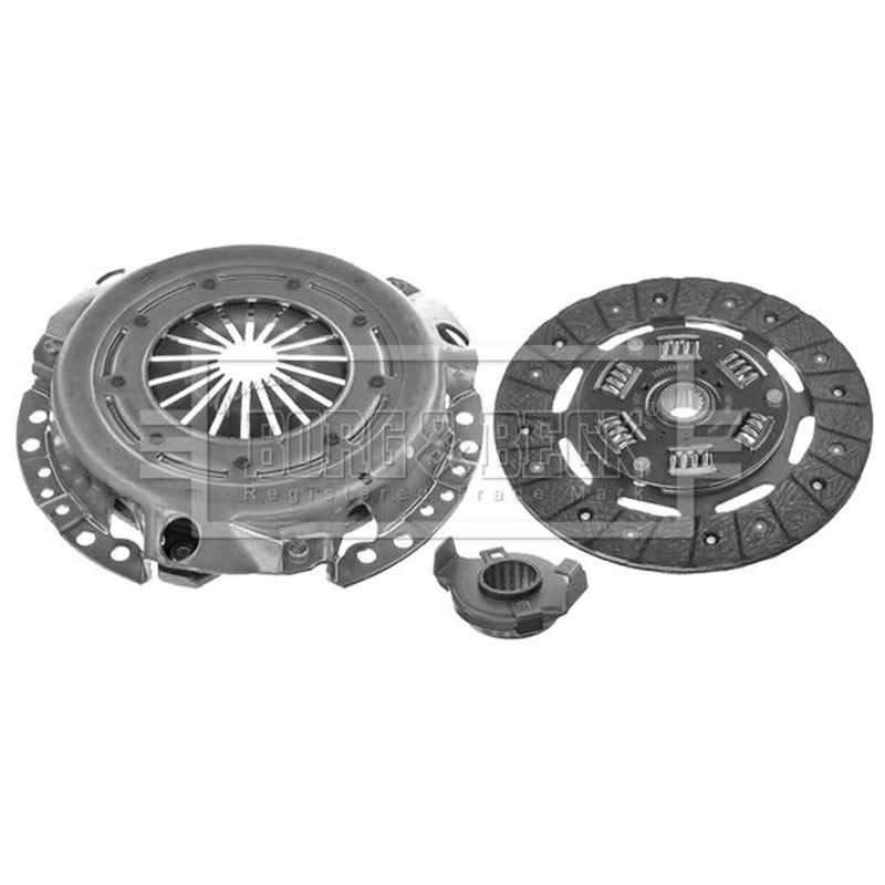 Borg & Beck Clutch Kit Set 3pc 200mm HK6215