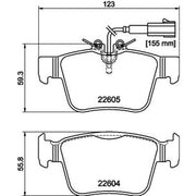 Mintex Rear Brake Pad Set MDB3942
