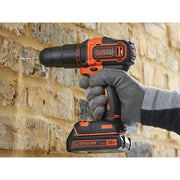 Black + Decker BCD700S1K 2 Gear Combi Drill 18V 1 x 1.5Ah Li-ion - BCD700S1K-GB