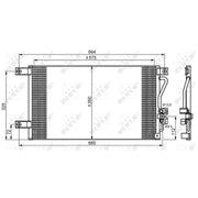 NRF Air Conditioning Condenser 35756