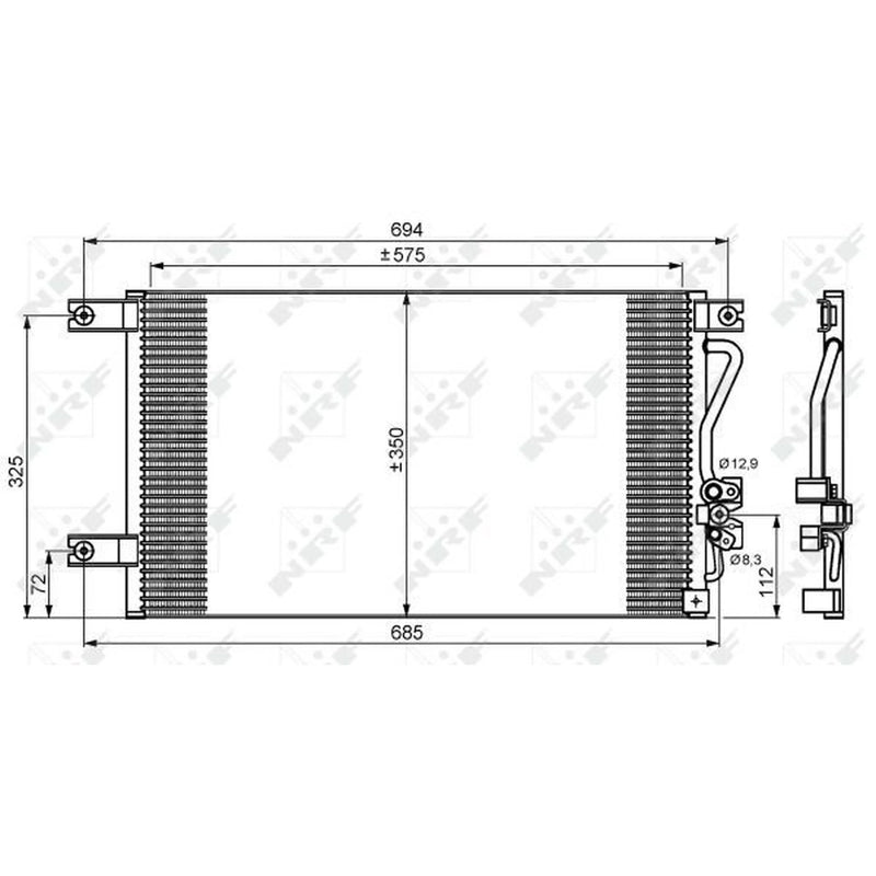 NRF Air Conditioning Condenser 35756