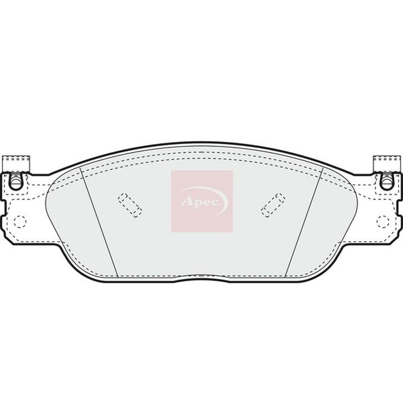 Apec Front Brake Pad Set PAD1132