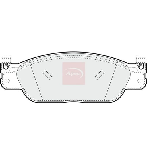 Apec Front Brake Pad Set PAD1132