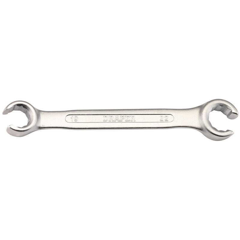 Draper Flare Nut Spanner 19 x 22mm Chrome Vanadium Steel