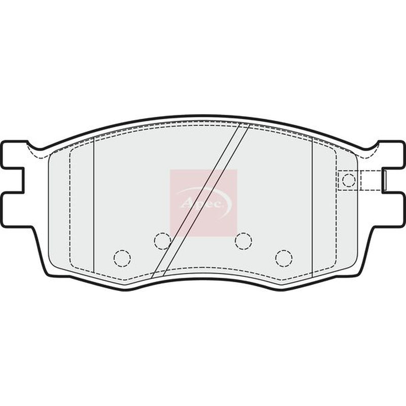 Apec Front Brake Pad Set PAD1491